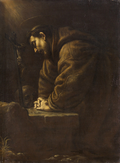 Saint Francis by Leandro Bassano