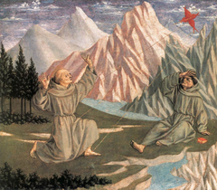 Saint Francis Receiving the Stigmata c. 1445/1450 by Domenico Veneziano