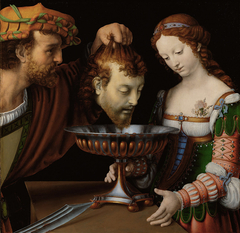 Salome with John the Baptist's head by Andrea Solari