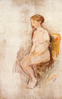 Seated Nude by Edvard Munch