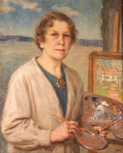 Self-Portrait by Dora Wahlroos