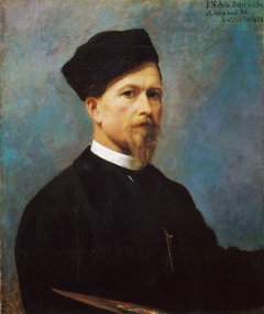 Self-portrait by Peter Nicolai Arbo