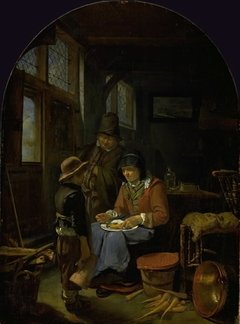 Sending the Boy for Beer by Frans van Mieris the Elder