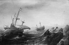 Shipwreck in Stormy Weather by Cornelis Claesz van Wieringen