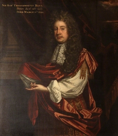 Sir Robert Throckmorton, 3rd Baronet Throckmorton of Coughton (1662-1720) by Anonymous