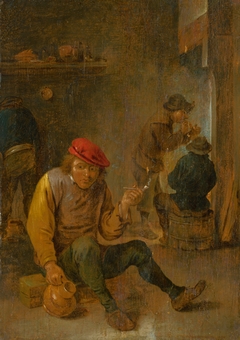 Smoking Peasants (Pipe Smokers) by David Teniers the Elder