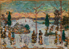 Snow in April by Maurice Prendergast