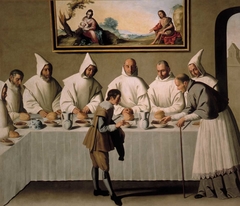 St. Hugh in the refectory of the Carthusians by Francisco de Zurbarán