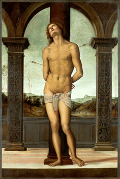 St Sebastian by Pietro Perugino