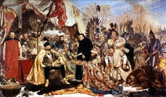 Stephen Báthory at Pskov by Jan Matejko