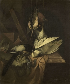 Still Life with Birds and Hunting Tackle by William Gowe Ferguson