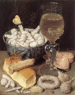 Still-Life with Bread and Confectionary by Georg Flegel