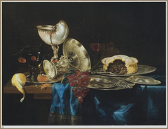 Still Life with Nautilus Cup by Gerret Willemsz Heda