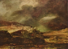 Stormy Landscape by Rembrandt