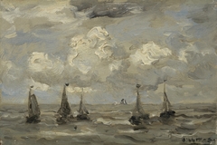 Stormy sea by Hendrik Willem Mesdag