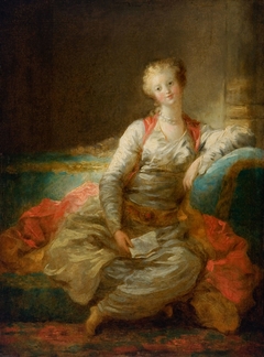 Sultana on an Ottoman by Jean-Honoré Fragonard