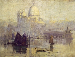 Sunrise on Santa Maria della Salute by Arthur Streeton