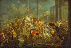 The Abduction of Helen by Johann Georg Platzer