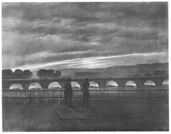 The Augustus Bridge in Dresden by Caspar David Friedrich