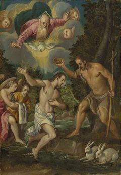 The Baptism of Christ by anonymous painter