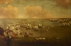 The Battle of the Texel, 11-21 August 1673 by Willem van de Velde the Elder