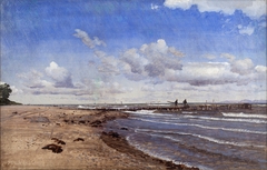 The Beach at Hellebæk by P C Skovgaard