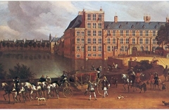 The Buitenhof with Coach by Jan van Kessel