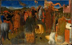 The burning of a heretic by Stefano di Giovanni