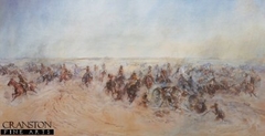 The Charge of the Warwickshire and Worcestershire Yeomanry at Huj by Elizabeth Thompson