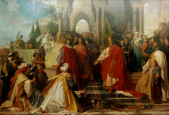 The Court of Emperor Frederick II in Palermo by Arthur von Ramberg