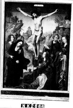 The crucifixion by Anonymous