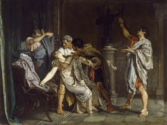 The Death of Lucretia by Eduardo Rosales