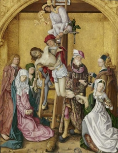 The Descent from the Cross by Master of the Saint Bartholomew Altarpiece