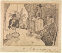 The Dining Room by Paul Signac