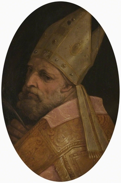 The Head of a Bishop (possibly St Ambrose or St Donato) by Giorgio Vasari