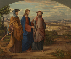 The Journey to Emmaus by Ferdinand Olivier