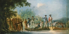 'The Landing at Mallicolo [Malakula], one of the New Hebrides' by William Hodges