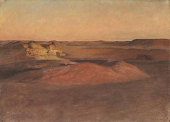 The Libyan Desert, Sunset by William Blake Richmond