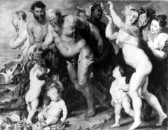 The March of the Silenus. by Peter Paul Rubens