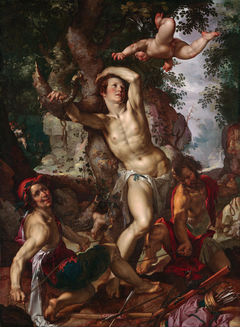 The Martyrdom of Saint Sebastian by Joachim Wtewael