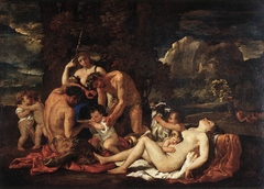 The Nurture of Bacchus by Nicolas Poussin