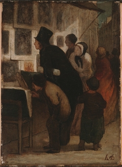 The Print Amateur by Honoré Daumier