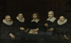 The regents of the Tuchthuis (house of correction) in Middelburg, 1643 by Allaert van Loeninga