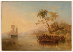 The rescue of William D'Oyly by James Wilson Carmichael