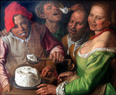 The Ricotta Eaters by Vincenzo Campi