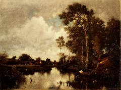 The River by Jules Dupré