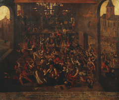 The Slaughter of the Protestants at Amboise by Anonymous