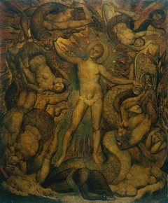 The Spiritual Form of Nelson Guiding Leviathan by William Blake