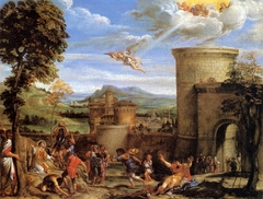 The Stoning of Saint Stephen by Annibale Carracci