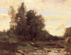 The Stony Torrent by Jean-Baptiste-Camille Corot